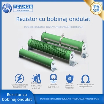 Rxg20 Rezistor ceramic tubular cu sârmă înfășurată pentru invertoare și servo, componentă de rezistență reglabilă