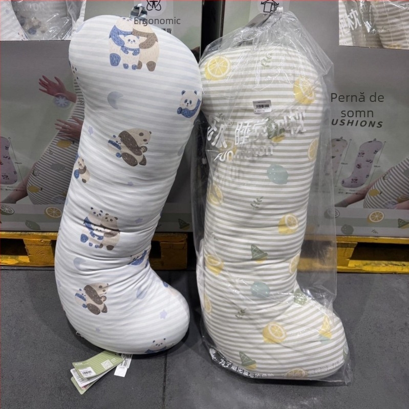Pernă de îmbrățișat cu textură răcoroasă, detașabilă, respirabilă, blândă cu pielea, pentru dormit pe o singură parte.