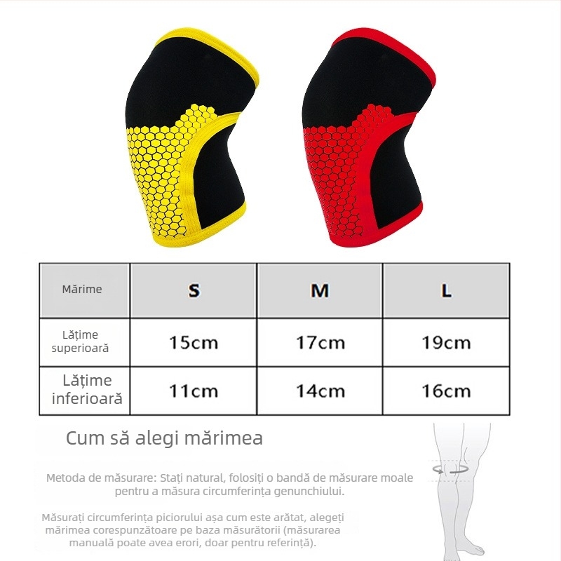 Genunchiere din neopren de 7 mm pentru haltere și fandări – manșete pentru genunchi pentru antrenament de forță