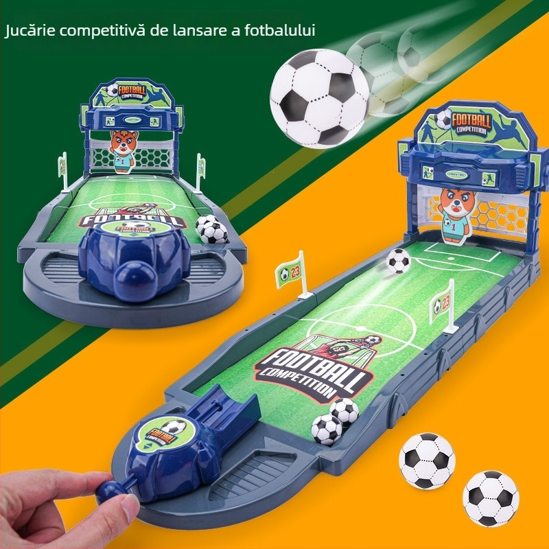 Joc de fotbal pe masă cu lovire cu degetul: luptă de penalty pentru copii - jucălie educativă pentru părinți și copii