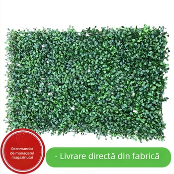 Iarbă Milan artificială pentru perete – covor sintetic verde pentru decorul pereților și fotografii