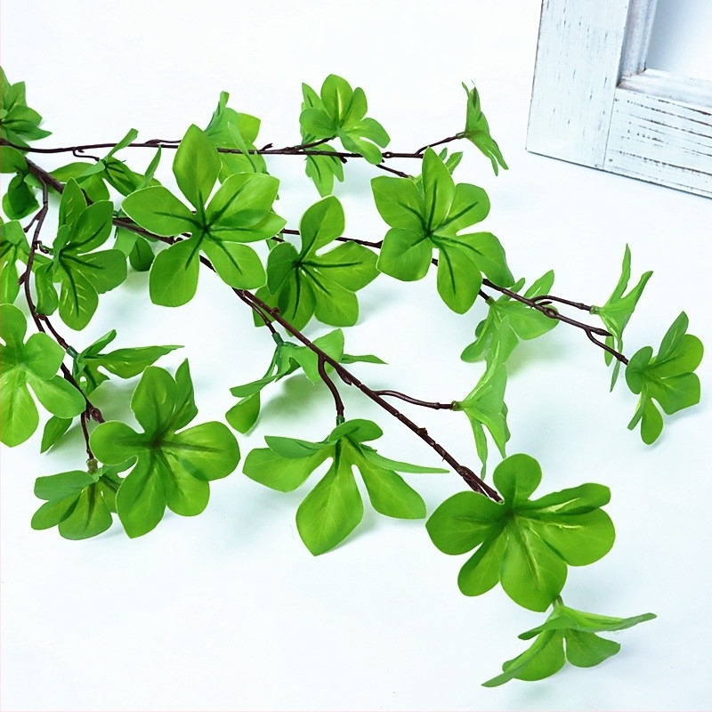 Plantă artificială, arbore japonez clopot, bonsai de interior cu frunze în formă de clopot și un singur trunchi