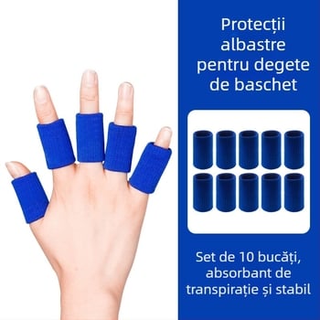 Protecții pentru degete din nailon pentru volei, badminton și baschet
