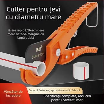 Tăietor de țevi PVC – unealtă de tăiere a țevi