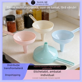 Vas de turnare multifuncțional cu mâner lung și prindere îngroșată; mare cană pentru vin; dozator de ulei și lichide — unelte de bucătărie pentru turnare