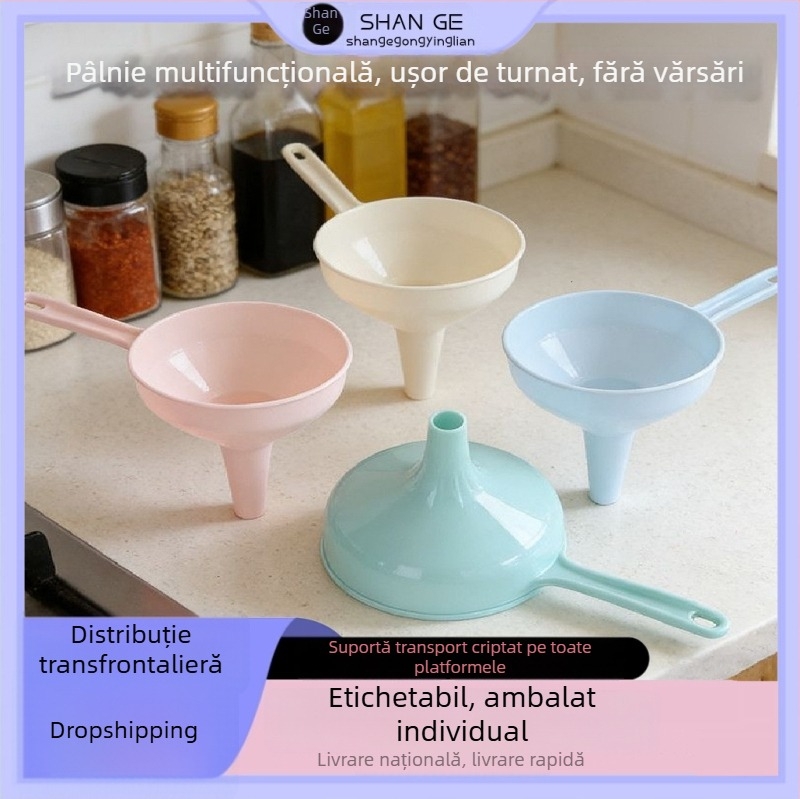 Vas de turnare multifuncțional cu mâner lung și prindere îngroșată; mare cană pentru vin; dozator de ulei și lichide — unelte de bucătărie pentru turnare