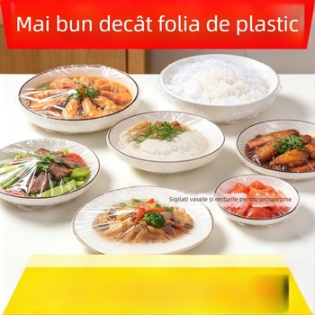 Capace de bol PE, din plastic de unică folosință, set de 2 bucăți, protecție împotriva prafului