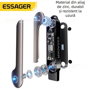 Essager adaptor suport vertical PD240W/29W, încărcare rapidă, compatibil USB-C/Apple