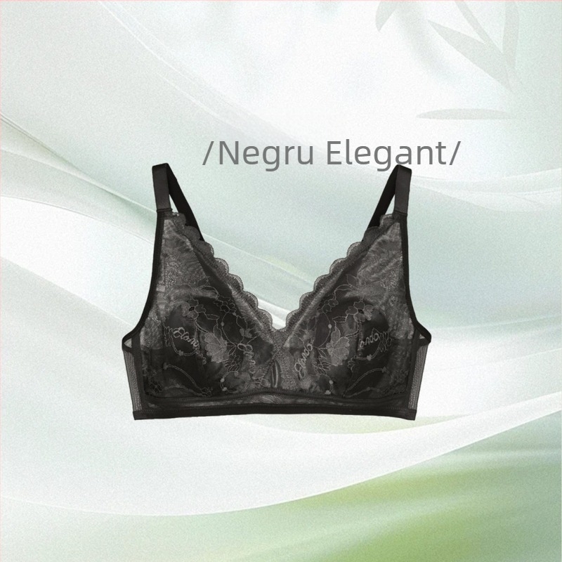 Noul sutien din mărime mare din mătase pentru femei plus-size, adunare a sânilor pe lateral, cupe cu urechi de iepure, stil franțuzesc, minimizează vizual bustul mare