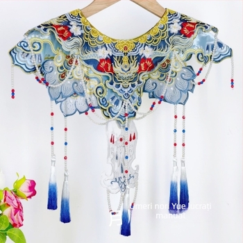 Hanfu academic pentru absolvire, dragon brodat în dublu strat, detalii la umeri cu aspect de nor, unisex, adulți, stil antic