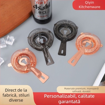 Filtru din oțel inoxidabil pentru cocktailuri și separator pentru cuburi de gheață