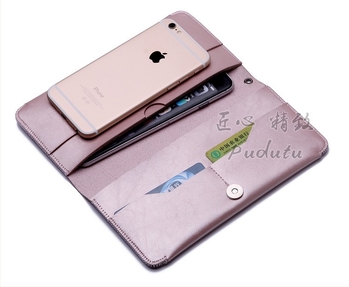 Husă portofel din piele artificială cu buzunar pentru carduri pentru iPhone 6 Plus / 6s Plus, 5,5 inch