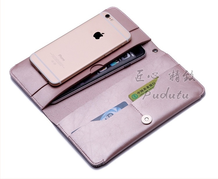 Husă portofel din piele artificială cu buzunar pentru carduri pentru iPhone 6 Plus / 6s Plus, 5,5 inch
