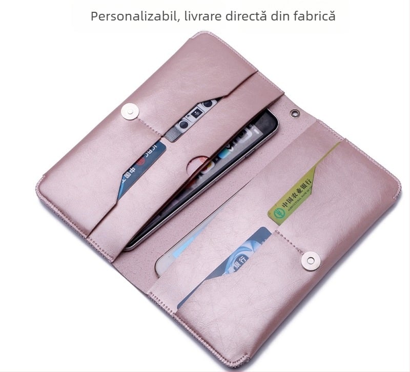 Husă portofel din piele artificială cu buzunar pentru carduri pentru iPhone 6 Plus / 6s Plus, 5,5 inch