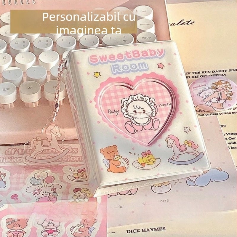 Album de carduri Mikko în colaborare, 3 inch, grilă unică, pentru fotografii Polaroid cu idoli de pisici