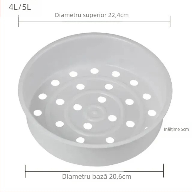 Rack de aburi pentru orez Midea/Supor, tavă de abur din plastic, pentru 3L–5L, accesorii
