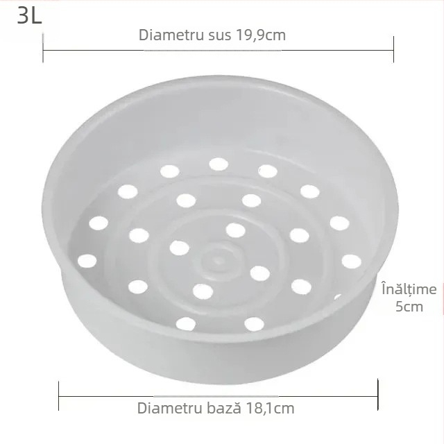 Rack de aburi pentru orez Midea/Supor, tavă de abur din plastic, pentru 3L–5L, accesorii