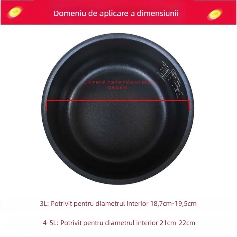 Rack de aburi pentru orez Midea/Supor, tavă de abur din plastic, pentru 3L–5L, accesorii