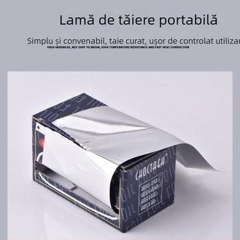 Folie de aluminiu pentru coafură, pentru perm și evidențieri — instrument de styling și ondulare a părului