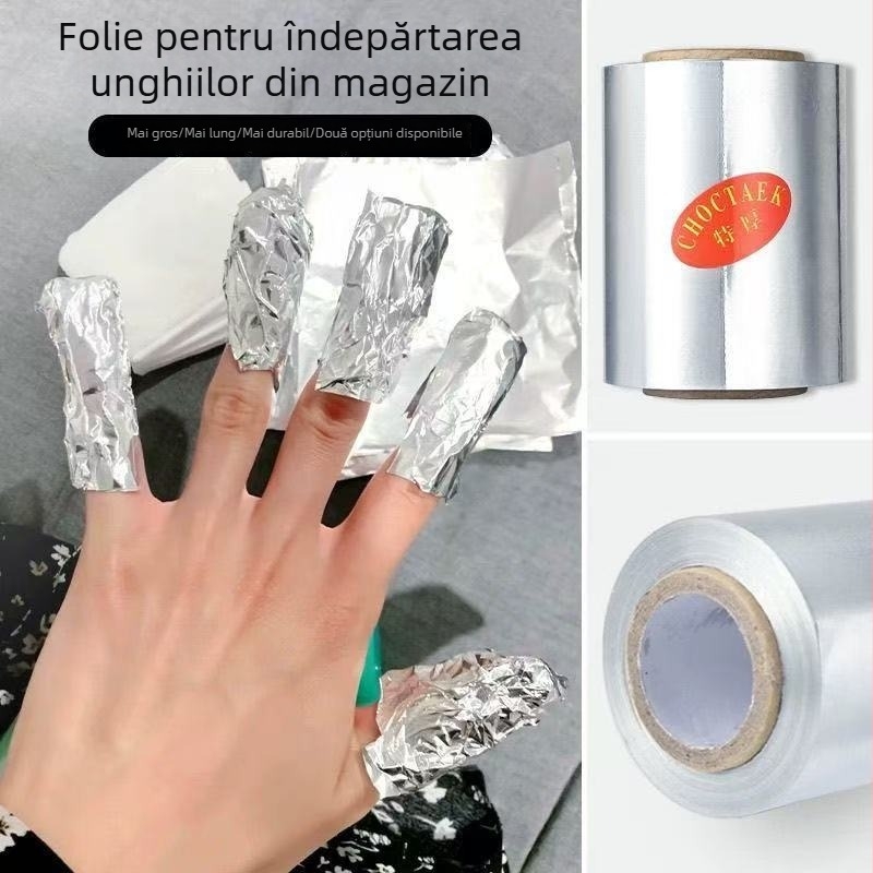 Folie de aluminiu pentru coafură, pentru perm și evidențieri — instrument de styling și ondulare a părului