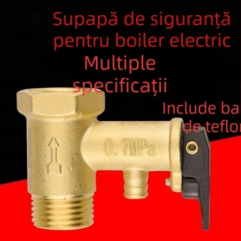 Cupru integral, îngroșat, supapă de eliberare a presiunii pentru boiler electric de apă, supapă de siguranță, supapă reductoare, supapă cu sens unic