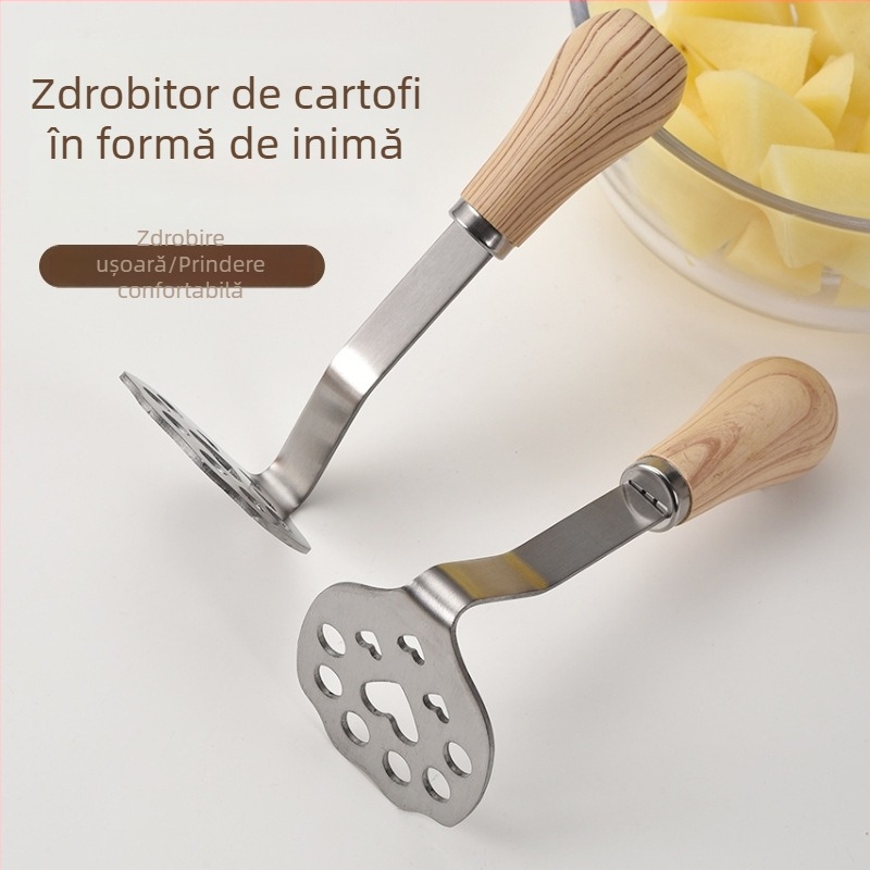 Masă din oțel inoxidabil pentru hrana bebelușilor — presă de cartofi și piure
