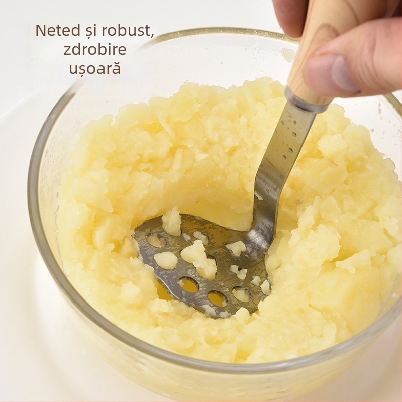 Masă din oțel inoxidabil pentru hrana bebelușilor — presă de cartofi și piure