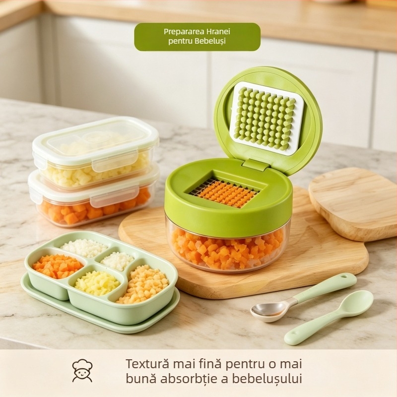 Presă de usturoi manuală din oțel inoxidabil, multifuncțională, ustensilă de bucătărie