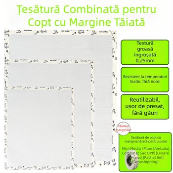 Pânză de călcat pentru mărgele topibile, margine tivită, grosime 0,25 mm, fără găuri, textură rugoasă