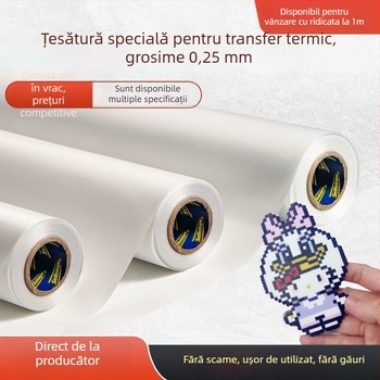1 m lățime, 0,25 mm grosime, țesătură rezistentă la căldură pentru călcat la mărgele fuse, îngroșată, reutilizabilă, cu acoperire teflon