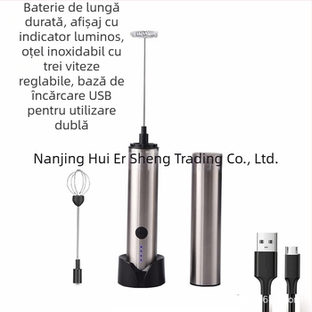 Bețișor de ou manual pentru uz casnic, tel mic pentru albușuri și cremă, mixer compact pentru cafea