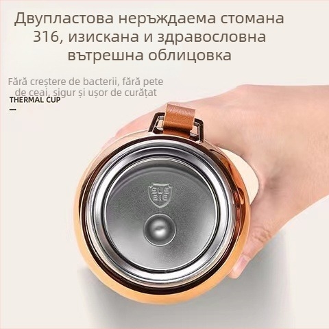 Termos din oțel inoxidabil 316, capacitate mare, pentru exterior, recipient sport portabil pentru mașină și elevi