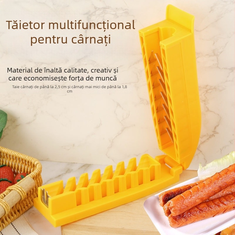 Tăietor de cârnați în formă de floare și unealtă pentru frigerea la grătar, cuțit pentru hot dog, pentru grill comercial