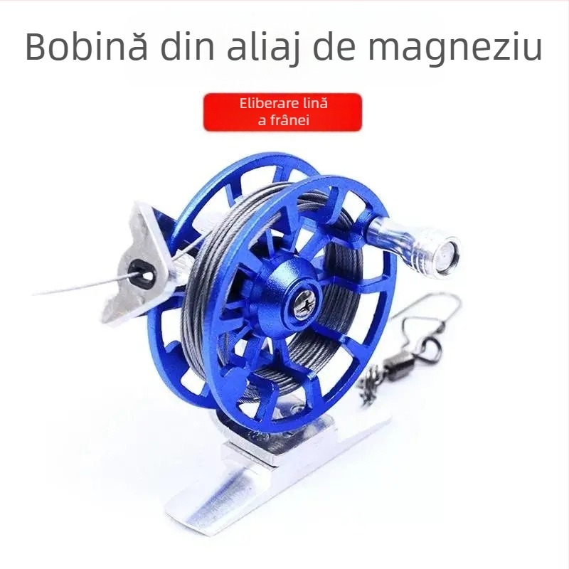 Clește pentru năluci din oțel inoxidabil, cu încuietoare din sârmă și stringer pentru pești