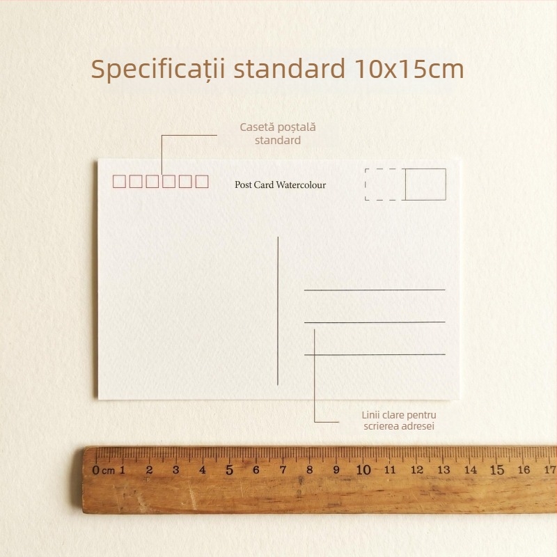 Hârtie acuarelă de 300 g, carte poștală goală pentru DIY graffiti și invitații de artă pictate manual