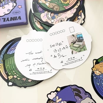 Postcard original cu formă neobișnuită în vinil, seria Sweetheart Dream, set de 24 bucăți pentru cadouri DIY
