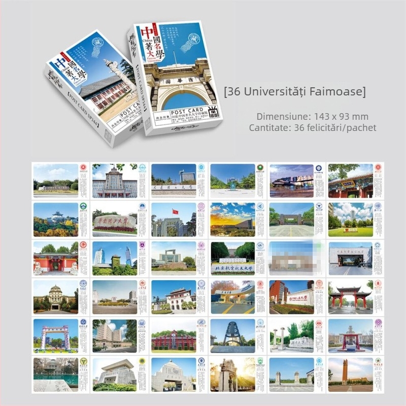 36 de poștale ale universităților celebre: peisaje ale campusului și scurte descrieri ale universităților