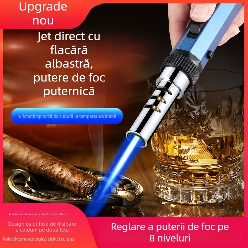 Foc de grădină metalic anti-vânt pentru exterior, arzător tip torță cu butan, personalizare logo disponibil