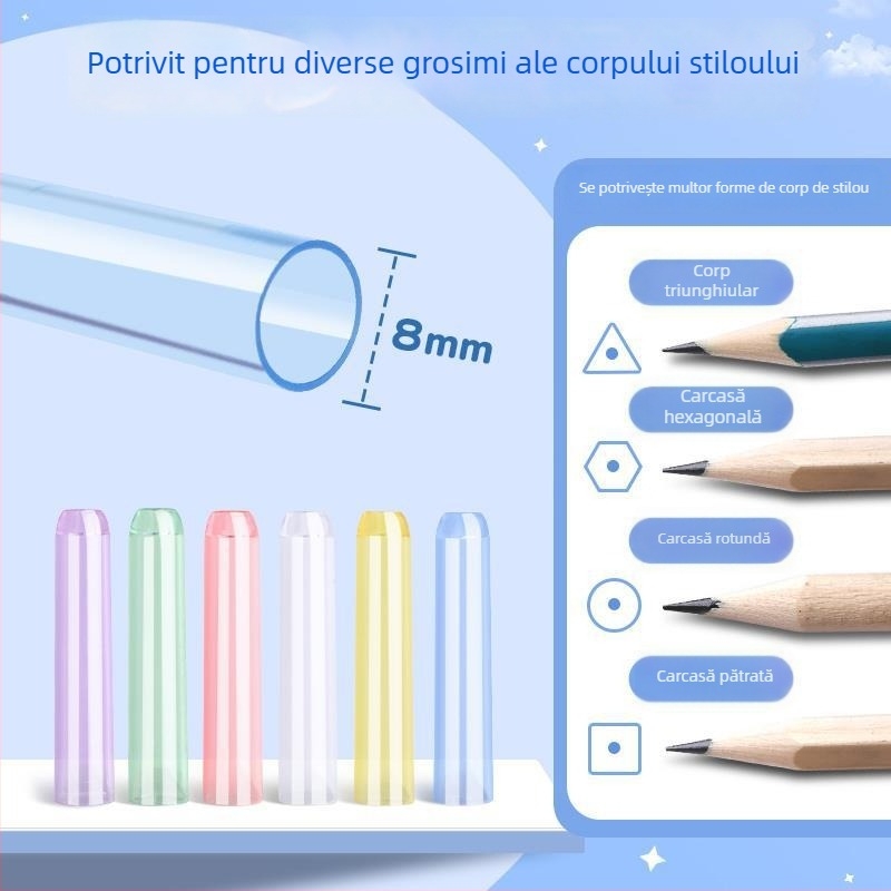 Capace pentru creioane și huse pentru creioane pentru elevi din clasa întâi