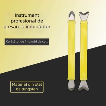 Unealtă profesională pentru sigilarea rosturilor în colțuri interioare și exterioare, racletă pentru rosturi, presă margini plăci ceramice