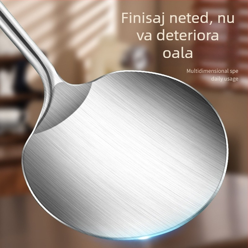 Spatulă din oțel inoxidabil 316, în formă de ciupercă, îngroșată, pentru gătit casnic, spatulă rotundă, set de ustensile de bucătărie