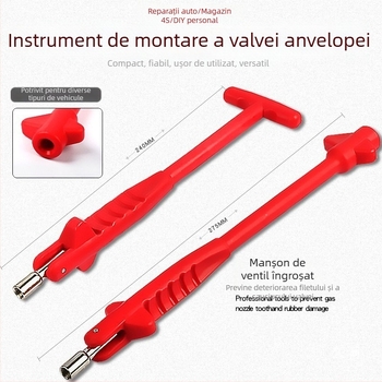 Extractor pentru tijă de ventil auto, unealtă de montaj a duzei de vid și reparare a anvelopelor