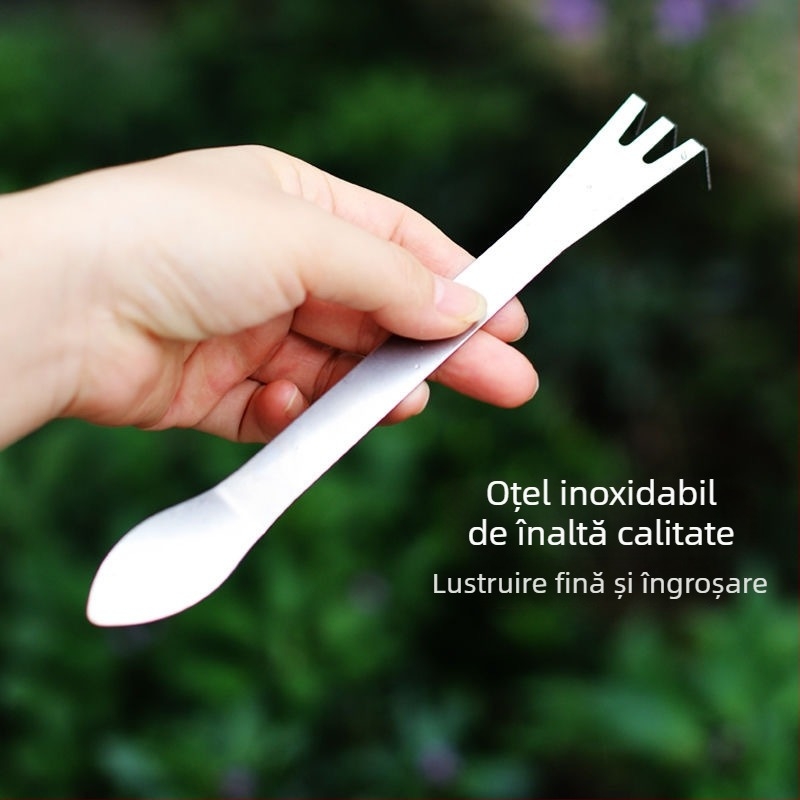 Unelte din oțel inoxidabil pentru grădină și bonsai — afânarea solului și aranjarea rădăcinilor