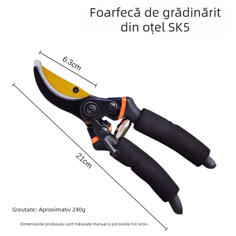 Foarfece de grădină pentru tăierea crengilor și pomilor fructiferi