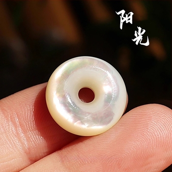 Componente DIY pentru bijuterii: os de pește din adâncuri și pandantiv cu închidere din side-pearlescent, bucăți de scoică albă de fluture australian și șnur împletit