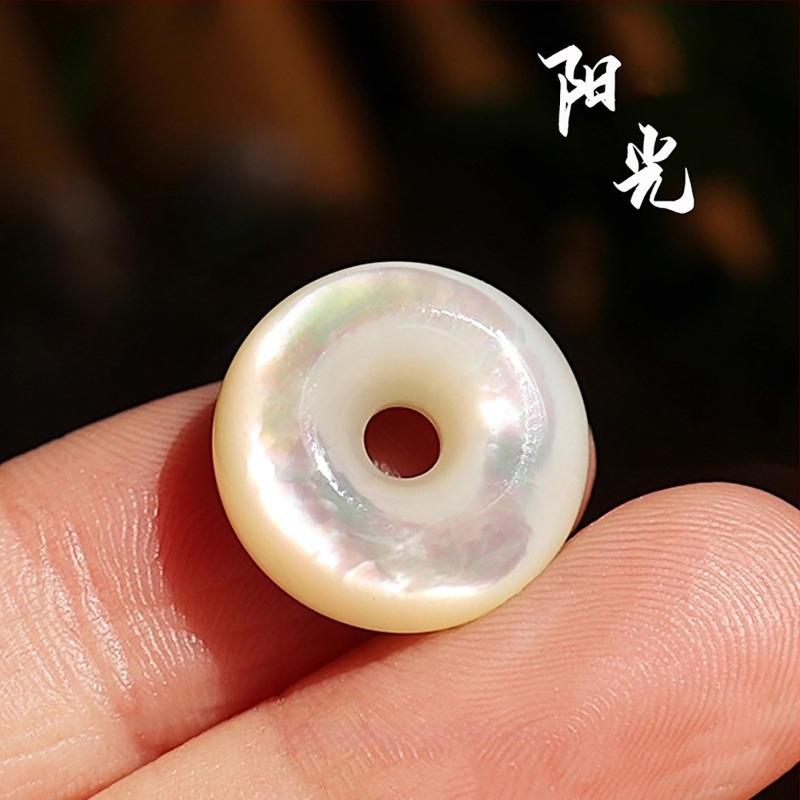 Componente DIY pentru bijuterii: os de pește din adâncuri și pandantiv cu închidere din side-pearlescent, bucăți de scoică albă de fluture australian și șnur împletit