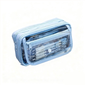 Penar transparent cu opt straturi, design inspirat de Instagram, capacitate mare, pentru băieți de la școala primară