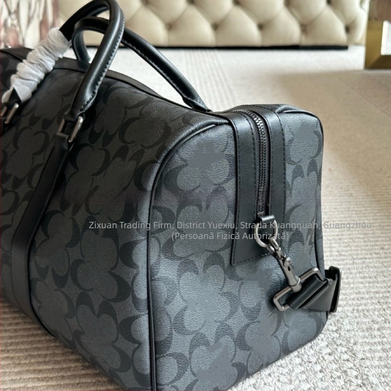 Geantă de umăr pentru bărbați, cu monogramă – nou model, versatilă pentru călătorii, capacitate mare, look premium