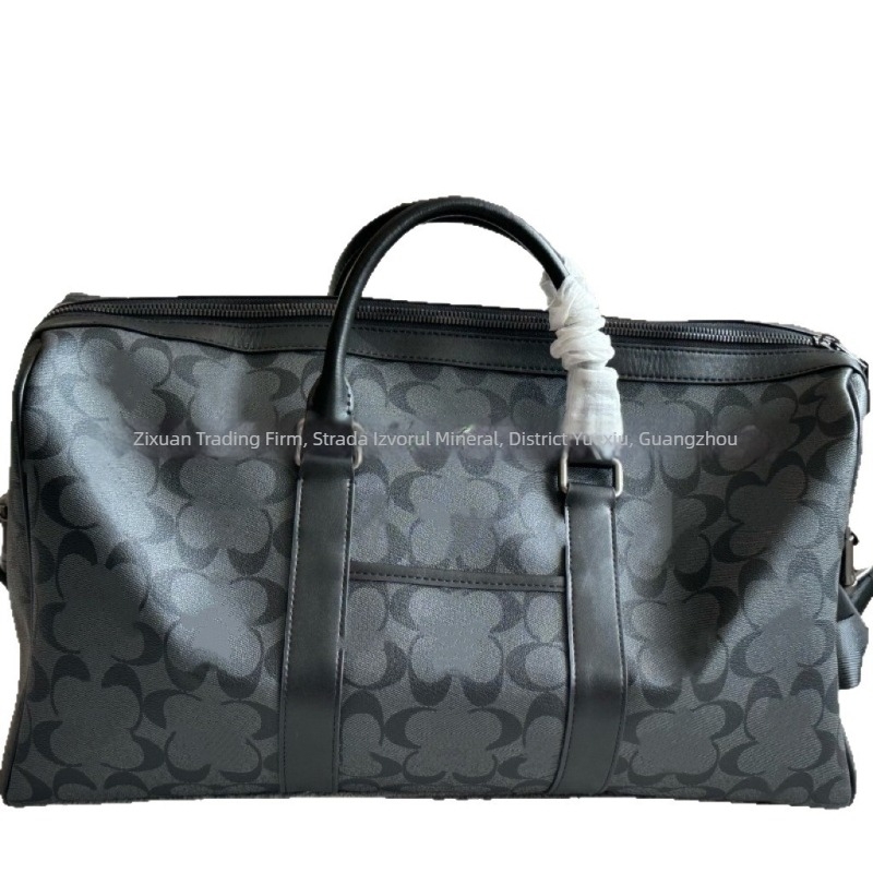 Geantă de umăr pentru bărbați, cu monogramă – nou model, versatilă pentru călătorii, capacitate mare, look premium