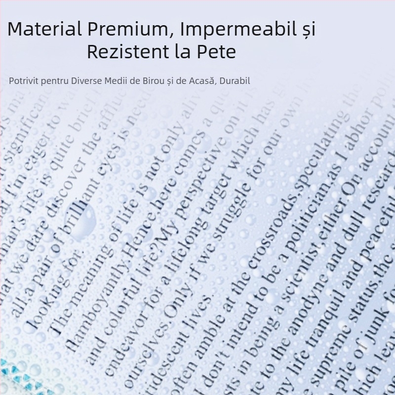Mapă B5 verticală transparentă cu inserții, PP impermeabil pentru documente de birou